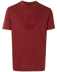 Emporio Armani Eagle Print Cotton T Shirt
