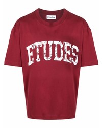 Études Etudes Logo Print Short Sleeved T Shirt