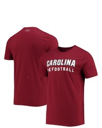Under Armour Garnet South Carolina Gamecocks Throwback Football T Shirt