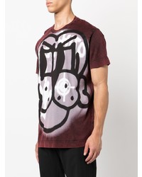Givenchy Ghost Dog Print T Shirt