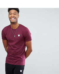 Good For Nothing Tall Muscle T Shirt In Burgundy With Chest Logo To Asos