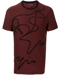 Giorgio Armani Graphic Print Short Sleeved T Shirt