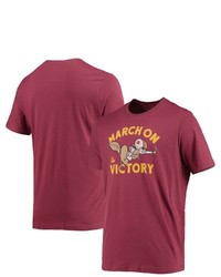 HOMEFIELD Heathered Maroon Minnesota Golden Gophers Vintage Team T Shirt