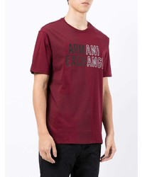 Armani Exchange Logo Print T Shirt