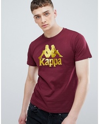 Kappa Logo T Shirt Dk Amaranto