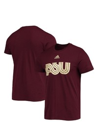 adidas Maroon Arizona State Sun Devils Sideline Tri Blend T Shirt