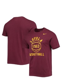 Nike Maroon Loyola Chicago Ramblers Basketball Game Of Change Core T Shirt At Nordstrom