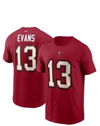 Nike Mike Evans Red Tampa Bay Buccaneers Name Number T Shirt At Nordstrom