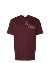 Gieves & Hawkes Octopus Print T Shirt