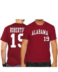 Retro Brand Original David Robertson Crimson Alabama Crimson Tide Baseball Name Number T Shirt