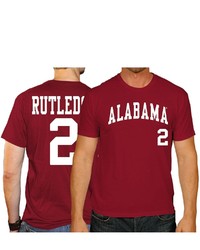 Retro Brand Original Josh Rutledge Crimson Alabama Crimson Tide Baseball Name Number T Shirt