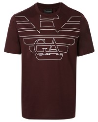 Emporio Armani Printed Eagle Logo T Shirt