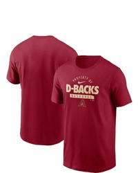 Nike Red Arizona Diamondbacks Primetime Property Of Practice T Shirt