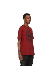 Dolce and Gabbana Red Crest T Shirt
