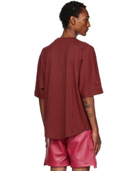 Jacquemus Red Le Papier Le T Shirt Sac Rond T Shirt