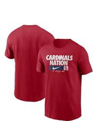 Nike Red St Louis Cardinals Local Nickname T Shirt