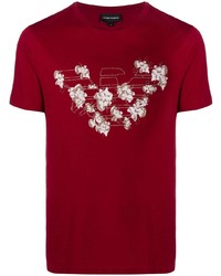 Emporio Armani Short Sleeved Logo Print T Shirt