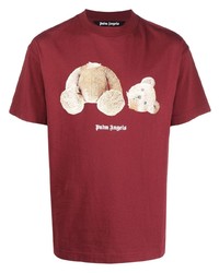 Palm Angels Teddy Bear Logo T Shirt