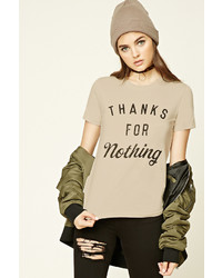 Forever 21 Thanks For Nothing Graphic Tee