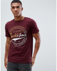 Jack & Jones Two Colour Logo T Shirt