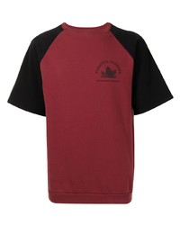 Raf Simons Two Tone Logo Print T Shirt
