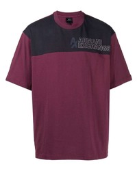 Armani Exchange Two Tone Logo T Shirt