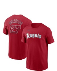 Nike Vladimir Guerrero Red Los Angeles Angels Cooperstown Collection Name Number T Shirt At Nordstrom