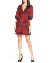 Foxiedox Melia Embroidered Cocktail Dress