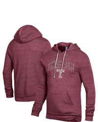 Alternative Apparel Heathered Maroon Texas A M Aggies Challenger Tri Blend Pullover Hoodie