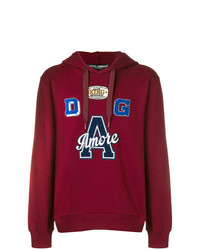 Dolce & Gabbana Amore Patch Hoodie