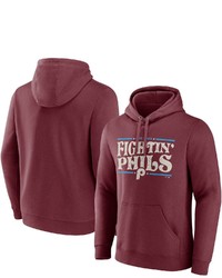 FANATICS Branded Burgundy Philadelphia Phillies Hometown Collection Fightin Phils Pullover Hoodie At Nordstrom