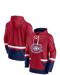 FANATICS Branded Red Montreal Canadiens Big Tall First Battle Power Play Pullover Hoodie At Nordstrom