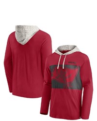 FANATICS Branded Red Tampa Bay Buccaneers Long Sleeve Hoodie T Shirt