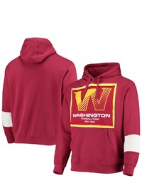 REFRIED APPAREL Burgundy Washington Football Team Sustainable Upcycled Pullover Hoodie