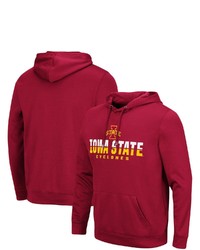Colosseum Cardinal Iowa State Cyclones Lantern Pullover Hoodie At Nordstrom