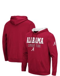 Colosseum Crimson Alabama Crimson Tide Sunrise Pullover Hoodie At Nordstrom