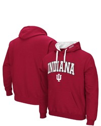 Colosseum Crimson Indiana Hoosiers Big Tall Arch Logo 20 Pullover Hoodie
