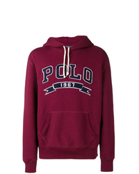 polo ralph lauren burgundy hoodie