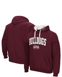 Colosseum Maroon Mississippi State Bulldogs Big Tall Arch Logo 20 Pullover Hoodie