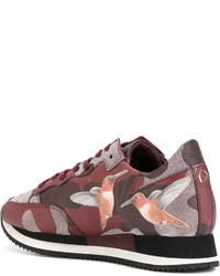 Philippe Model Bird Print Camouflage Sneakers