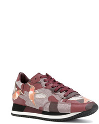 Philippe Model Bird Print Camouflage Sneakers