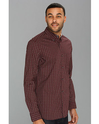 French Connection Donder Printed Ls Shirt