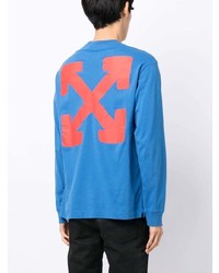 Off-White Arrows Motif Long Sleeved T Shirt