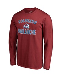 FANATICS Branded Burgundy Colorado Avalanche Victory Arch Long Sleeve T Shirt At Nordstrom