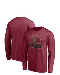 FANATICS Branded Red Atlanta United Fc Team Arc Knockout Long Sleeve T Shirt At Nordstrom