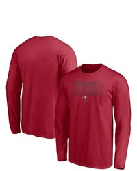 FANATICS Branded Red Tampa Bay Buccaneers Squad Long Sleeve T Shirt