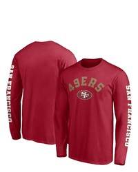 FANATICS Branded Scarlet San Francisco 49ers Big T Sleeve T Shirt