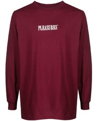 Pleasures Core Embroidered Logo Longsleeved T Shirt