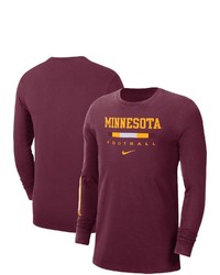 Nike Maroon Minnesota Golden Gophers Word Long Sleeve T Shirt At Nordstrom