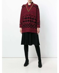 Fendi Scalloped Oversized Sweater
